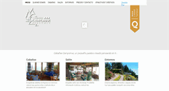 Desktop Screenshot of cabanascampomar.cl
